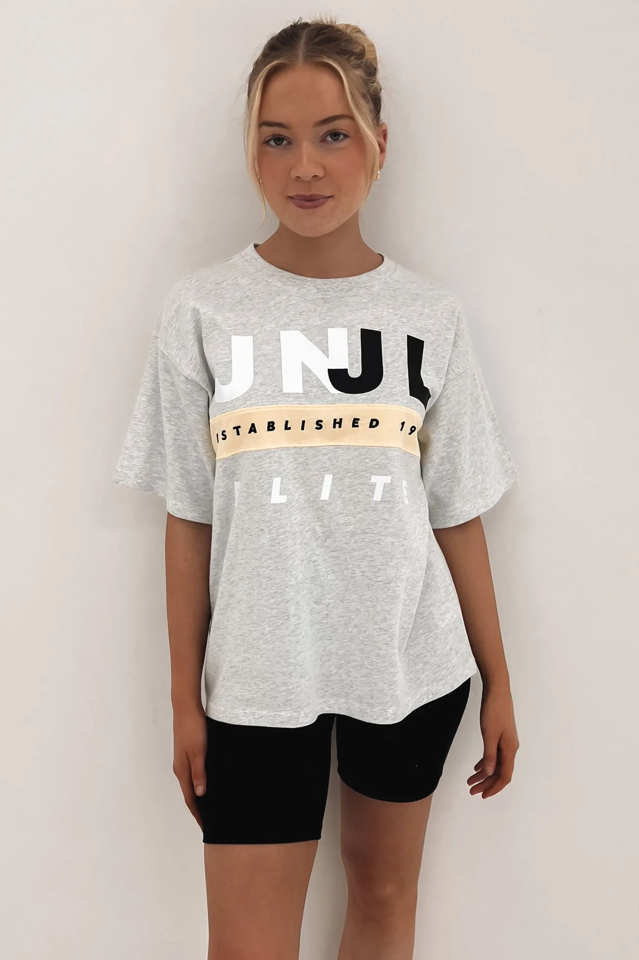Oversized Silhouette Landon Tee Snow Marle