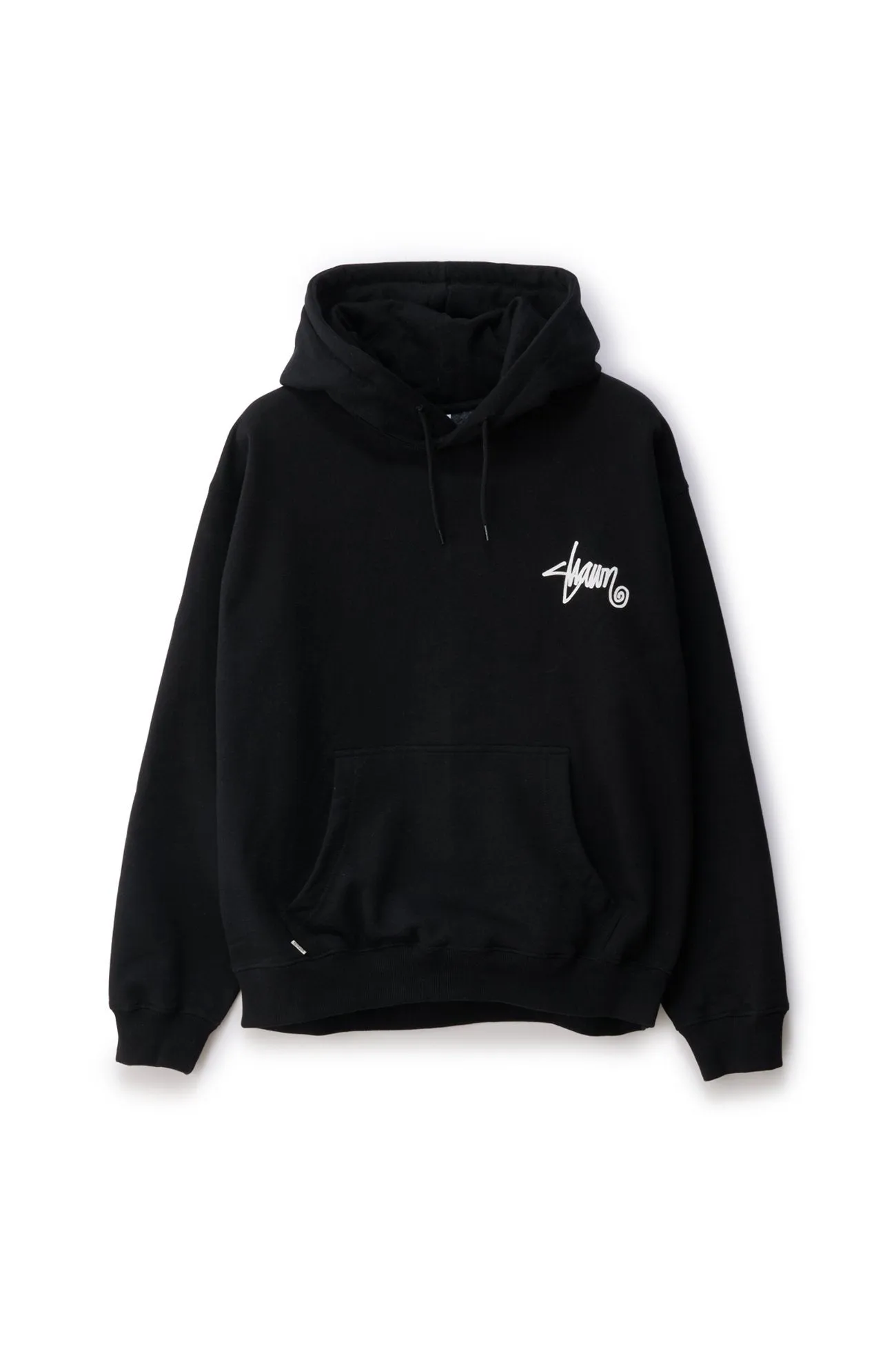 Shawn Script Hood Black Kangaroo Pocket