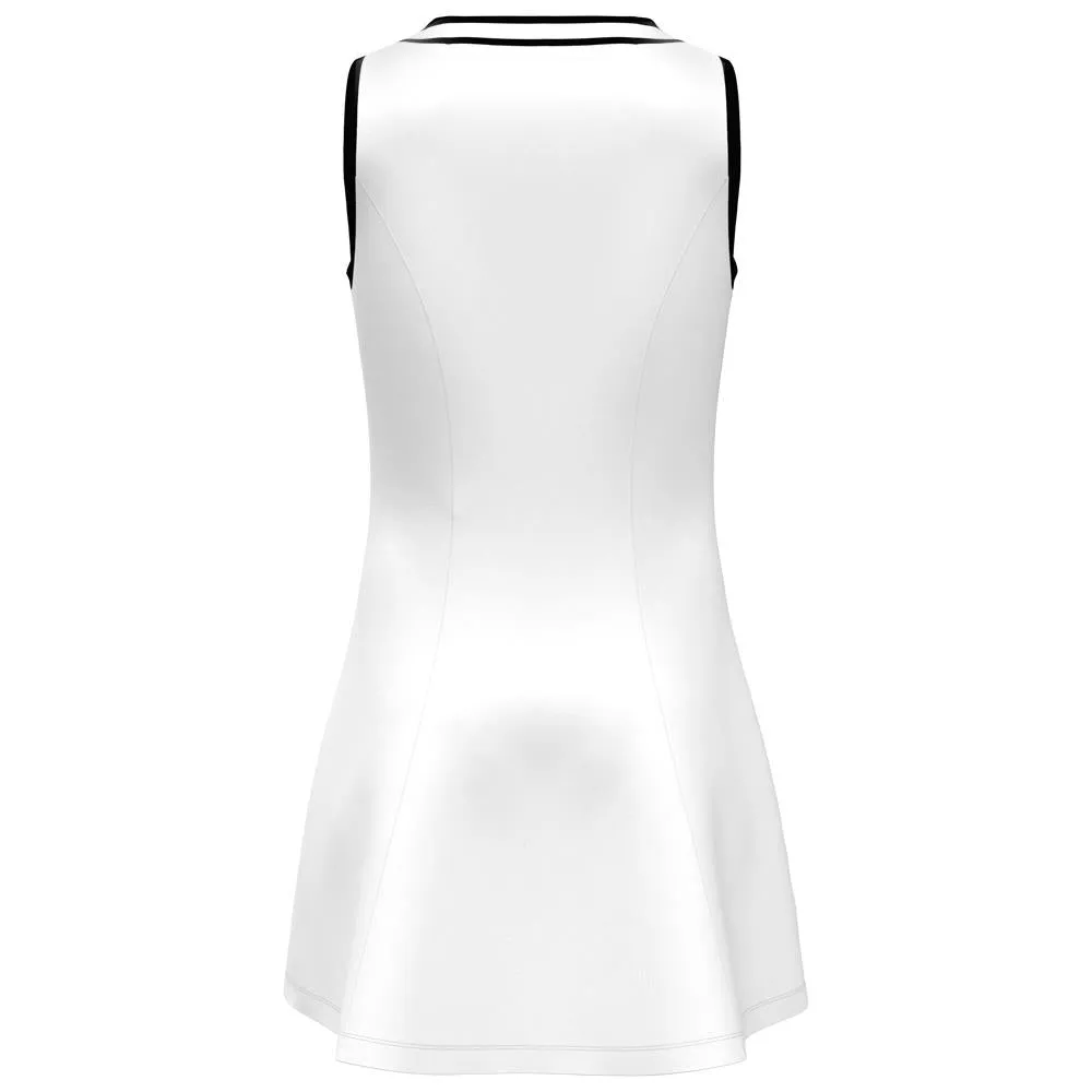 Silk Sophisticated Look LaserCut Penguin Women's Essential Tennis Dress - Bright White