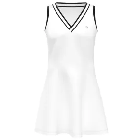 LaserCut Penguin Women's Essential Tennis Dress - Bright White Non Stretch