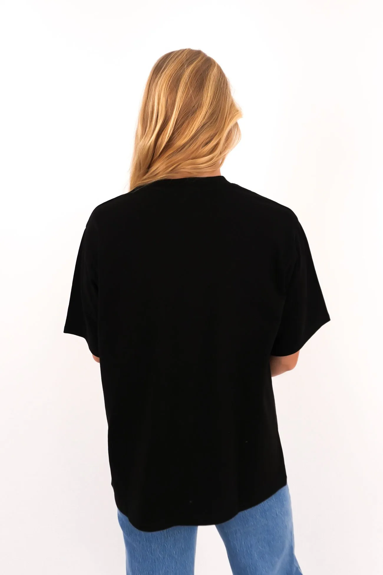Core Oversized Tee Black Everyday Fashion Look