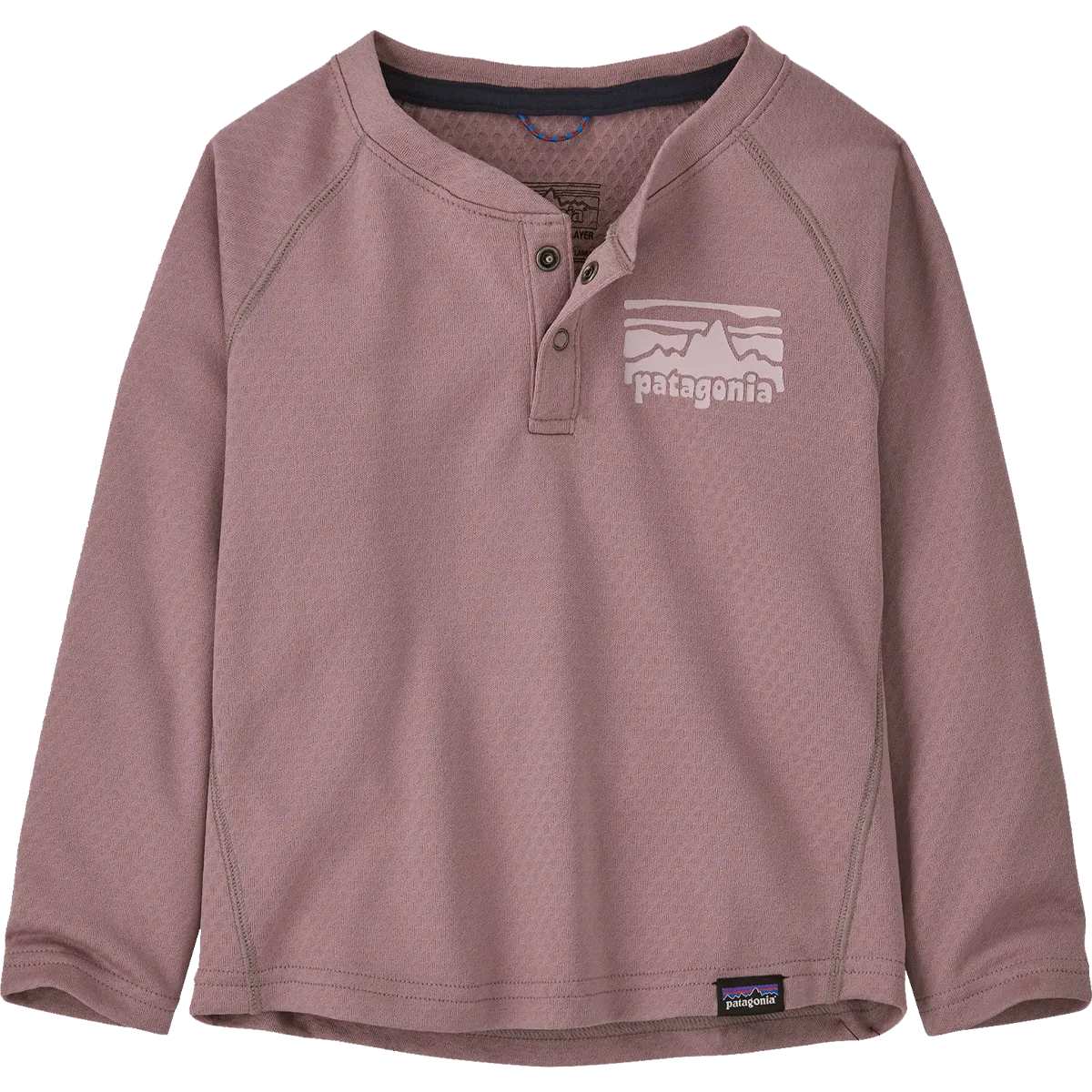 Non Chafing Edges Minimalist Detailing Youth Capilene Midweight Henley