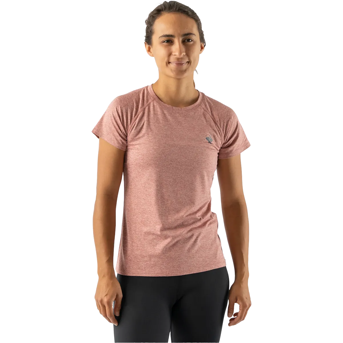 Women's EZ Tee Short Sleeve Layered Look Wear Durable Color Retention