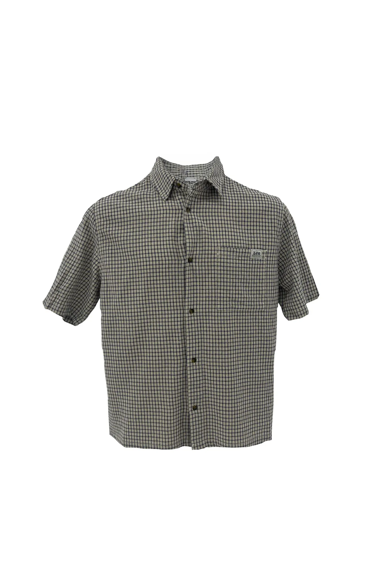 Quick-Dry Street Fashion Boxcutter Shirt Ecru Check