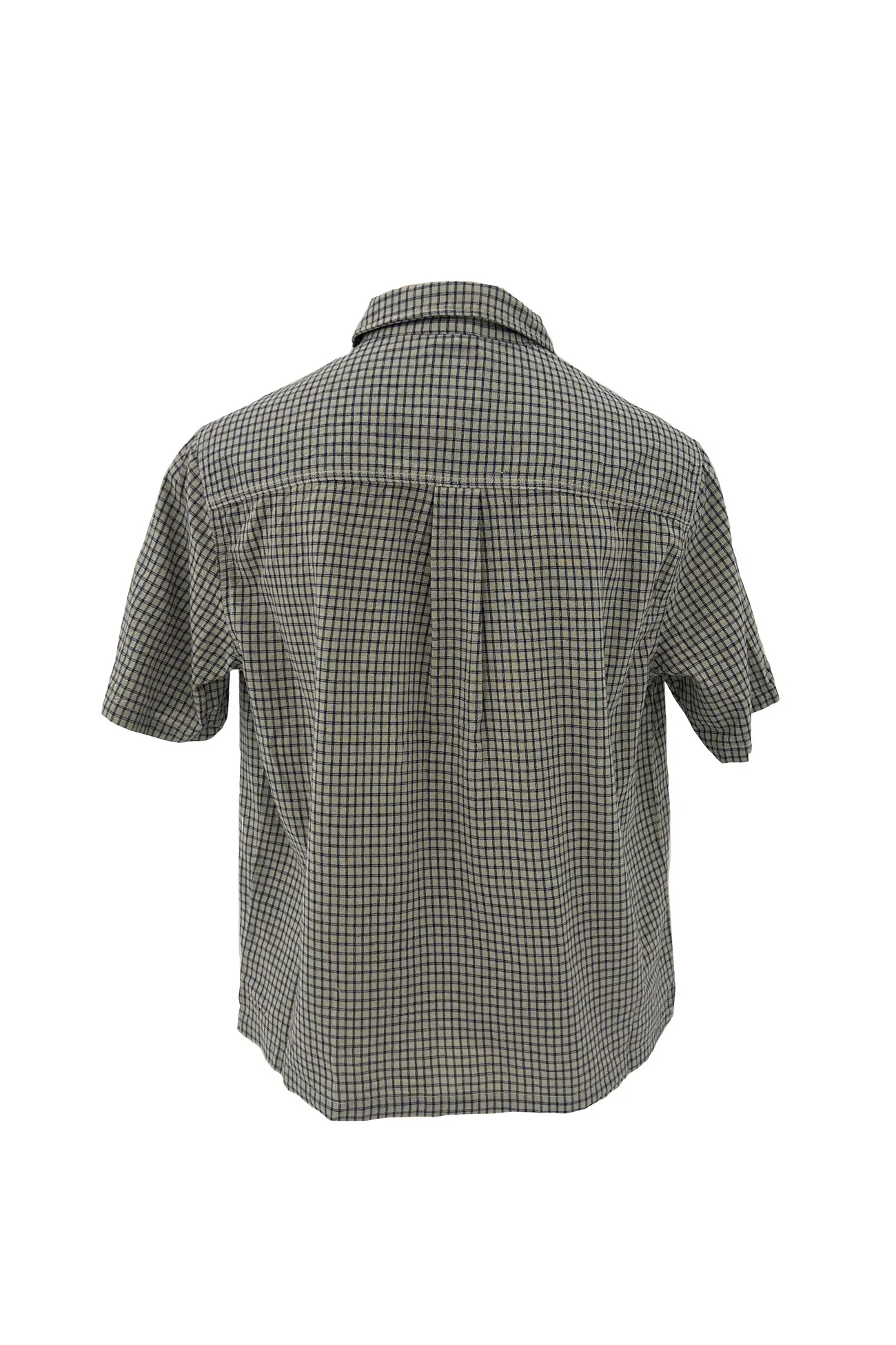 vacation wear Boxcutter Shirt Ecru Check