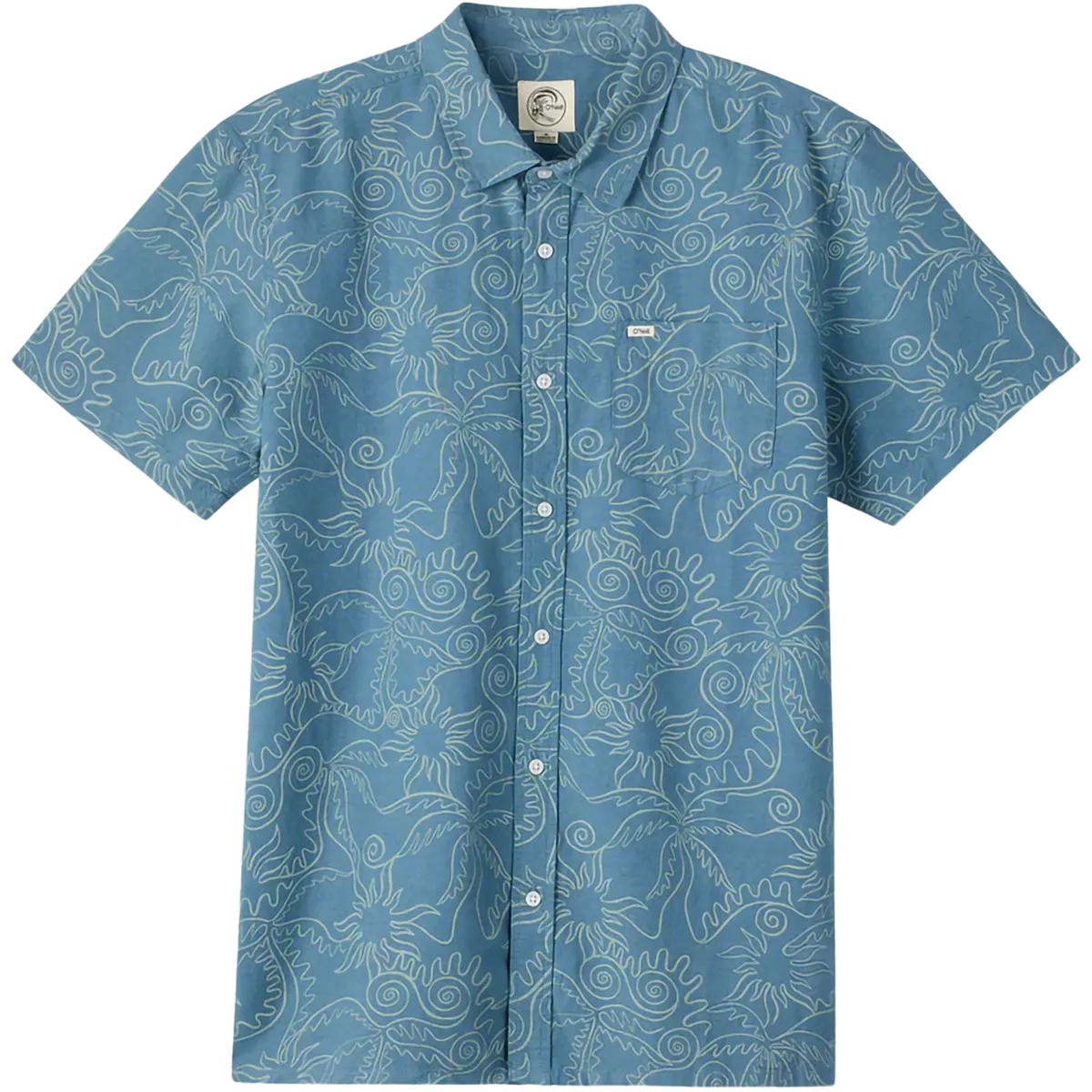Men's OG Eco Print Standard DoubleStitchedSeams Drop Shoulder Design