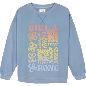 Youth Wood Block Crewneck Reflective accents