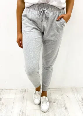 Lazy Days Pant Grey Marle Layered Panel Design