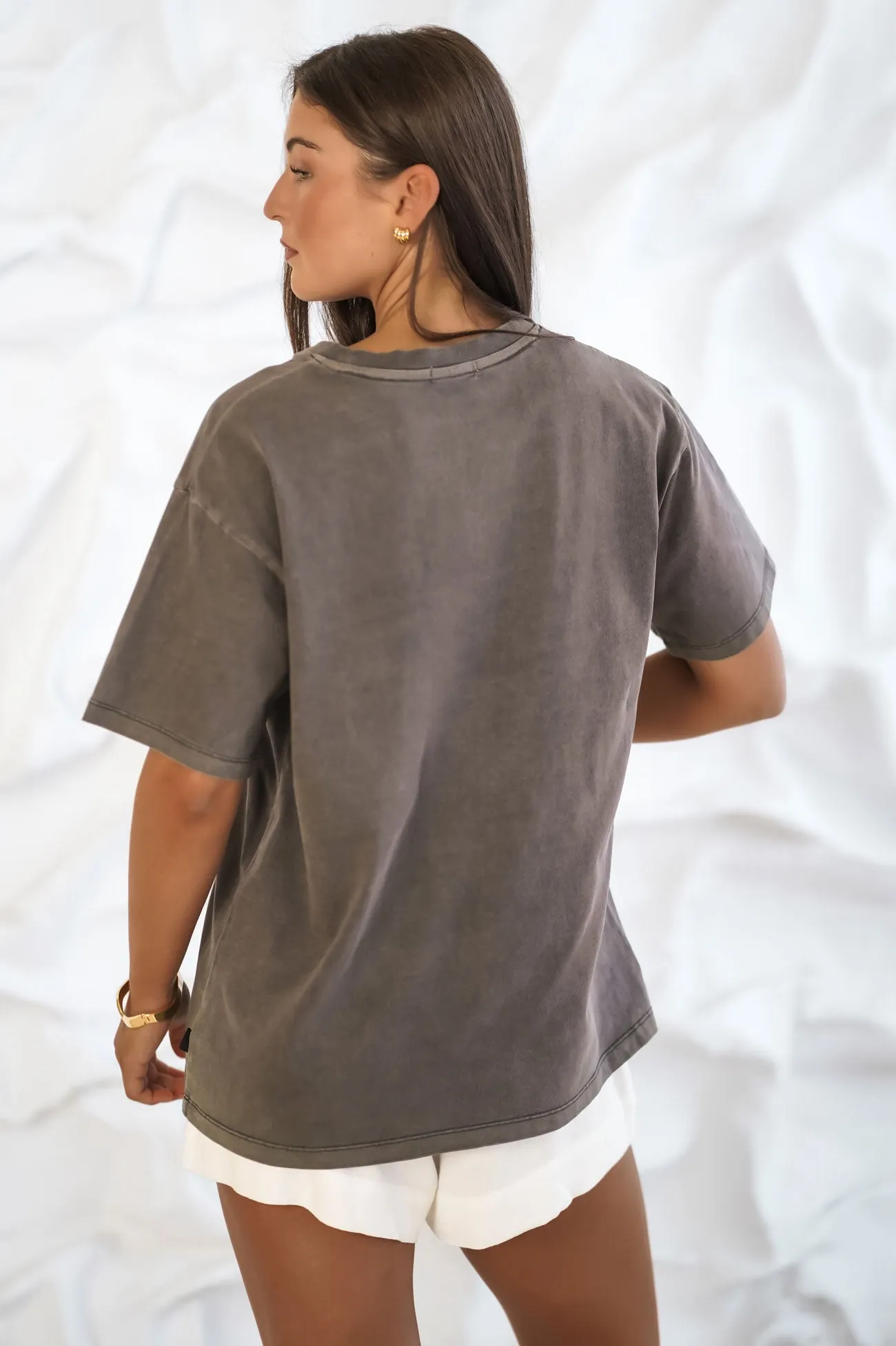 Lightweight Weave insulated Le Soleil Tee Charcoal