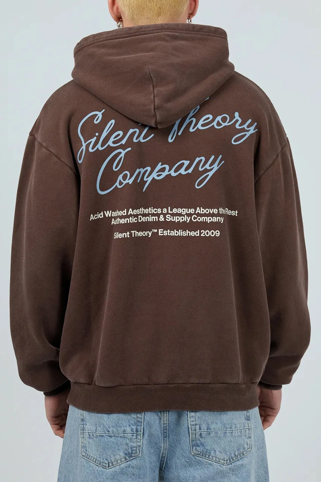 Reused Cloth Lead Hoodie Chocolate