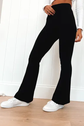 AntiSnagZippers Lennox Ribbed Pant Black