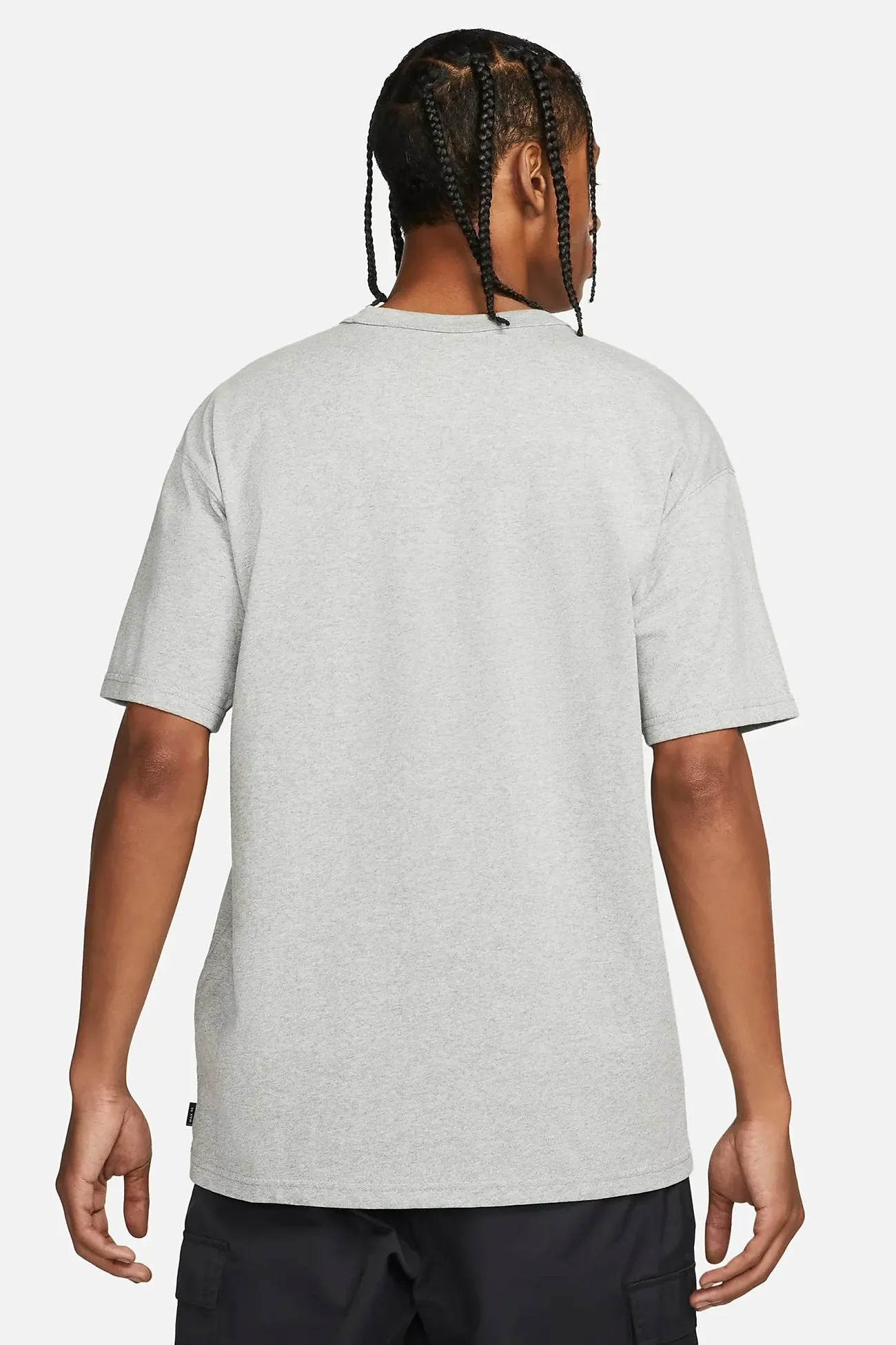 Effortless Daywear Anti Perspiration Lining Nike Sportswear Premium Essentials Tee DK Grey Heather