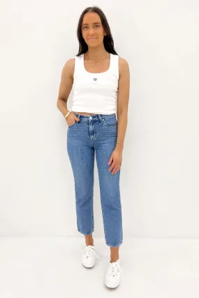 Everyday Pick Mid Slim Straight Jean Blue Fire Petite