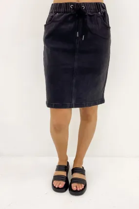 Rio Skirt Washed Black Fashion Mood