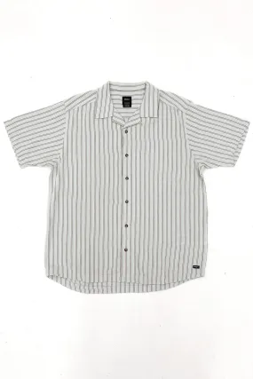 Beat Stripe Short Sleeve Shirt Green Tea Durable Construction