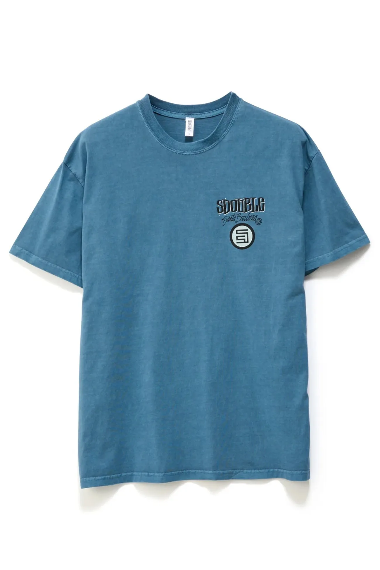 Combo Platter Tee Wash Marine Blue Travel Essential Cozy Feeling
