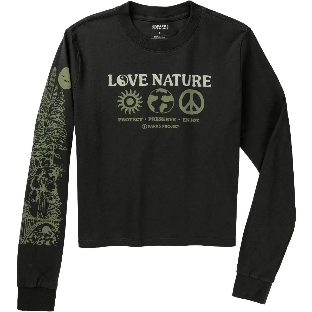 Everyday Layering Women's Love Nature Boxy Long Sleeve