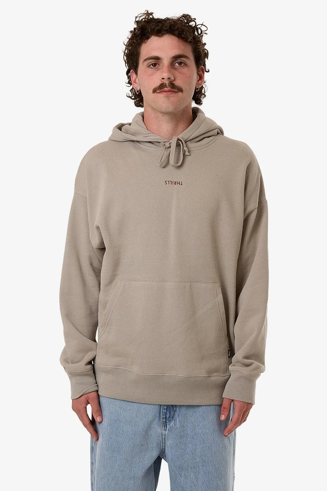 Minimal Thrills Slouch Pull On Hood String Eco Friendly Dye Process