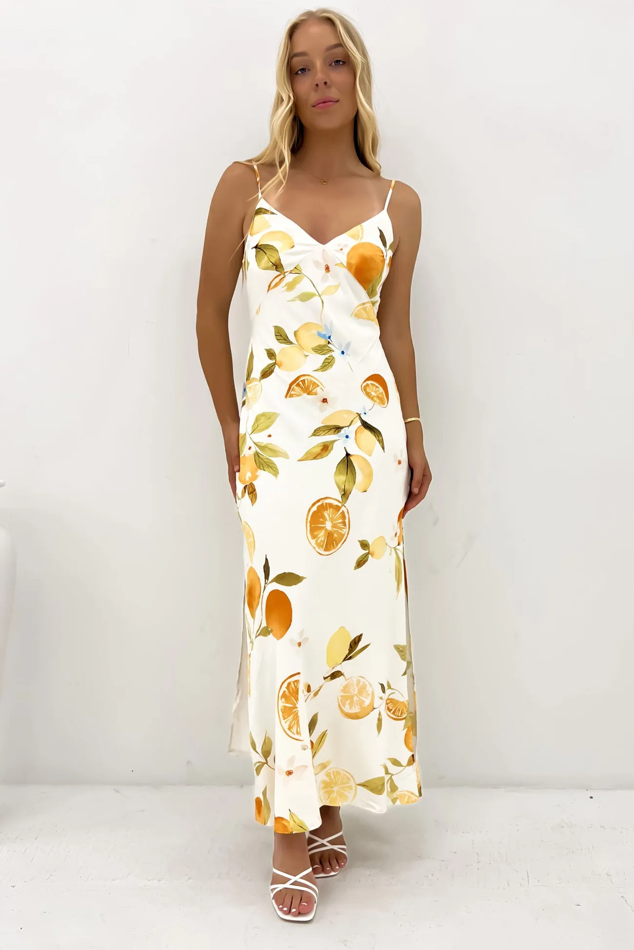 Neutral Feel Chic Style Wear Damon Midi Dress Citrus