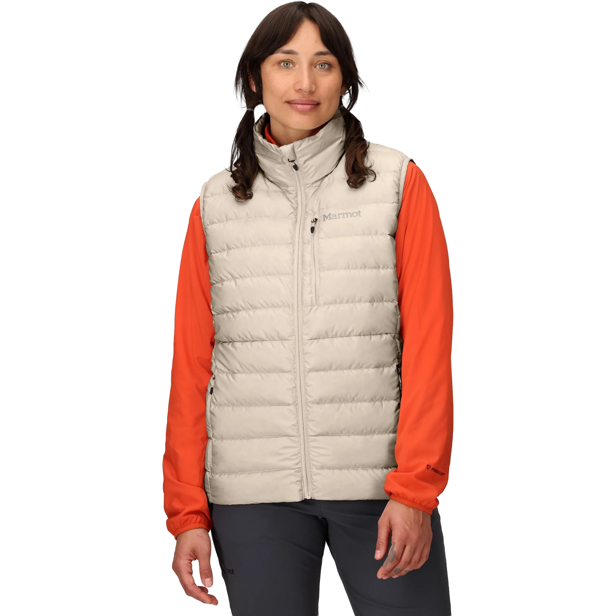 Women's Highlander Down Vest Cuffs Adjust UV Block