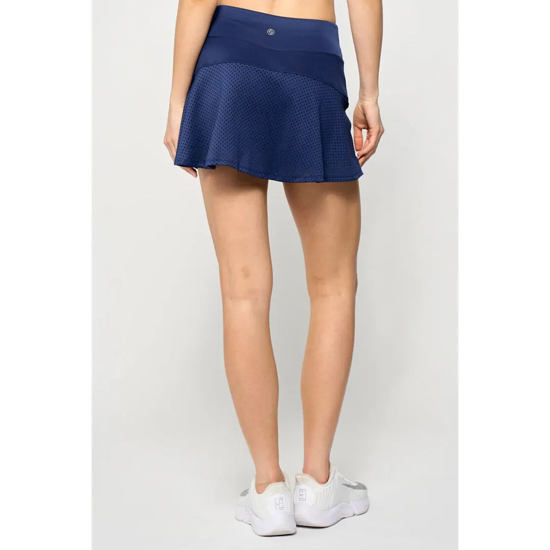 Sequin Work Adjustable Design Lija Women's The One To Beat Lift 13" Skort - Marine stain - resistant