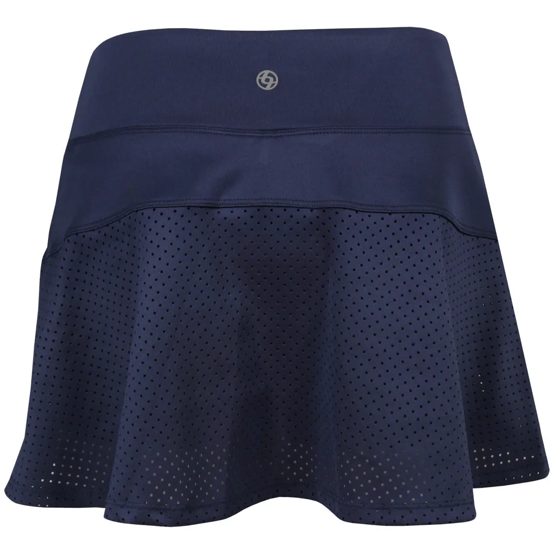 Lija Women's The One To Beat Lift 13" Skort - Marine stain - resistant Stylish Anti Pilling