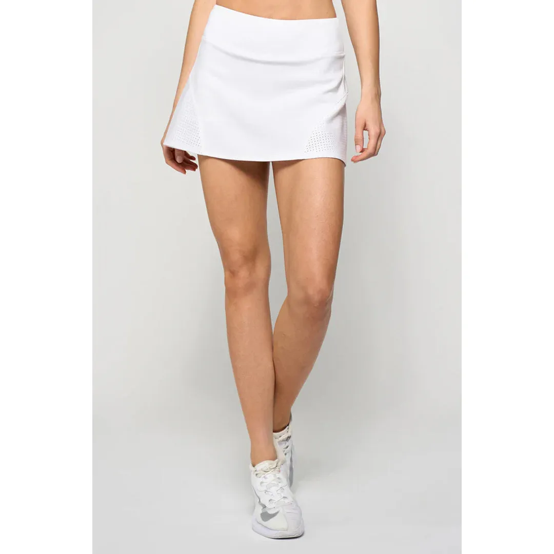 Lija Women's The One To Beat Lift 13" Skort - White Stylish Easy - to - wear High - Quality Craftsmanship