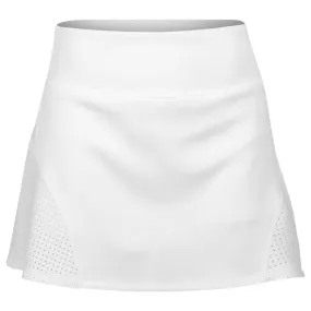 Snap Button Lija Women's The One To Beat Lift 13" Skort - White Stylish