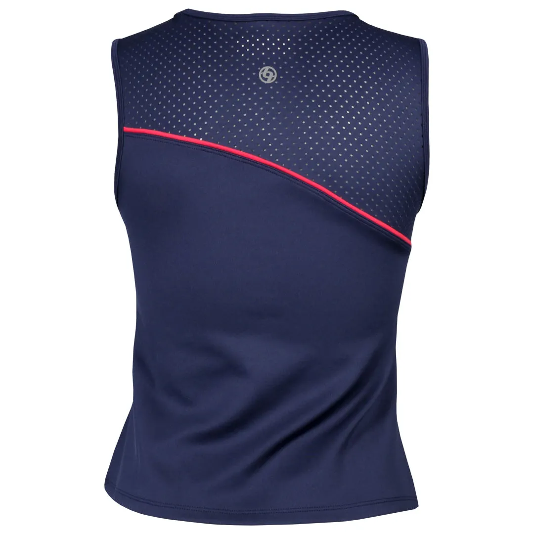 Fitted Lija Women's The One To Beat Sporty Tank - Marine Plush