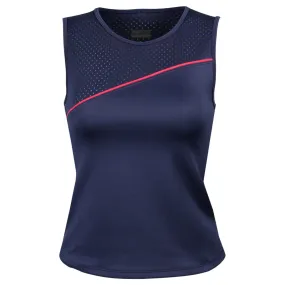Asymmetric Hem Straight fit Lija Women's The One To Beat Sporty Tank - Marine Plush