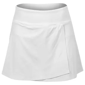 Lija Women's The One To Beat Tiebreak 13" Skort - White Flexible Movement Sleek