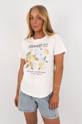Limoncello Tee Vintage White Luxury exclusivity Chic and Soft