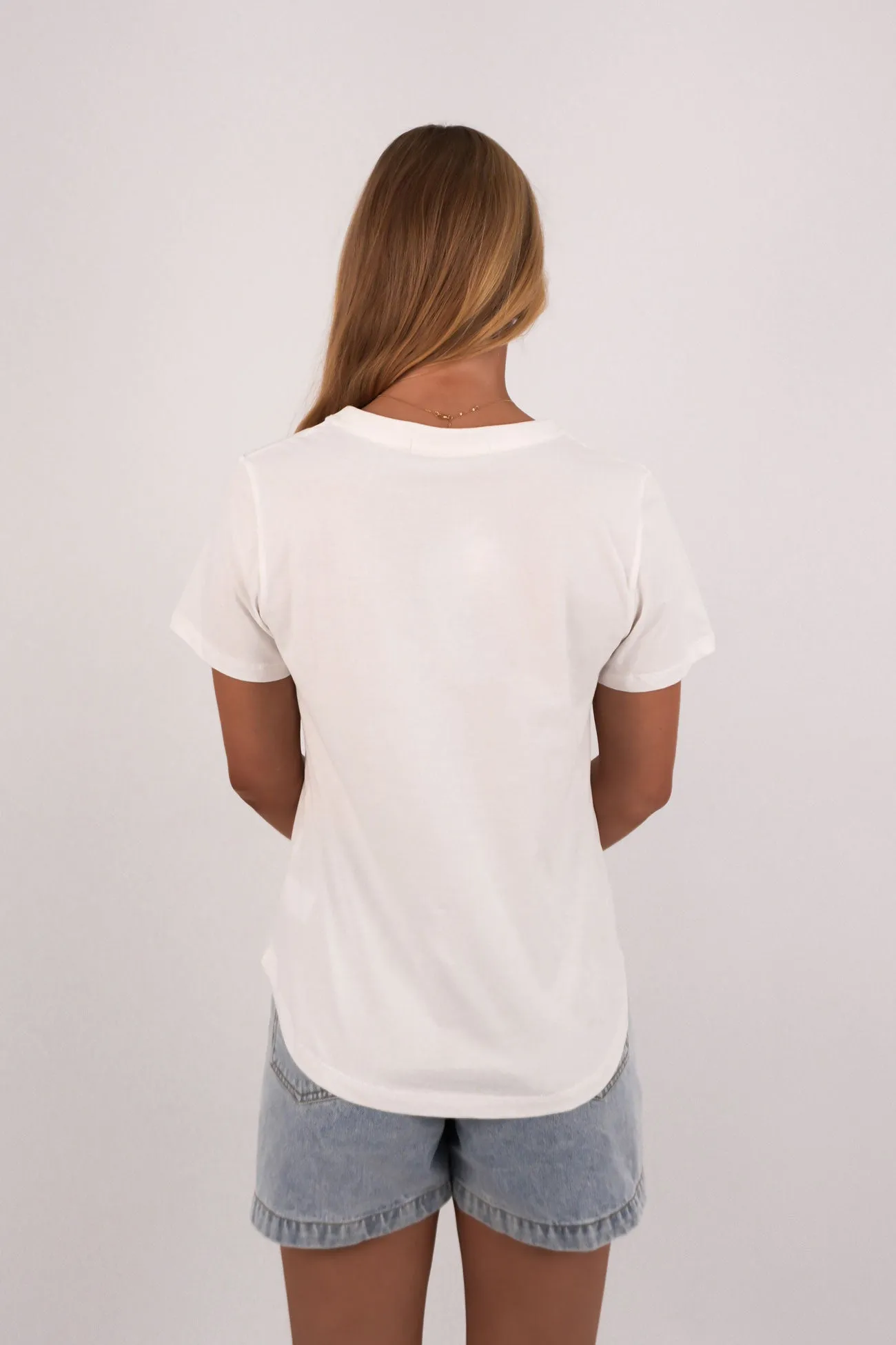 Limoncello Tee Vintage White Organic Cotton Construction
