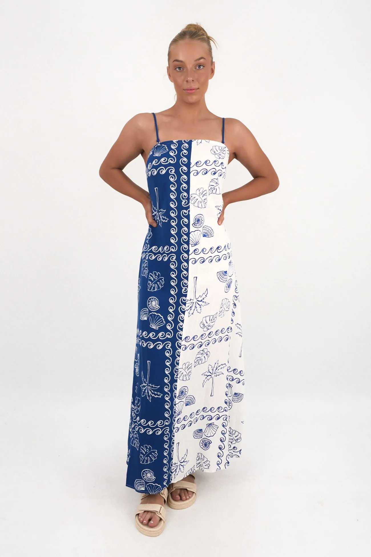 Soft Mesh Luxe style Lindsay Maxi Dress Brasilia