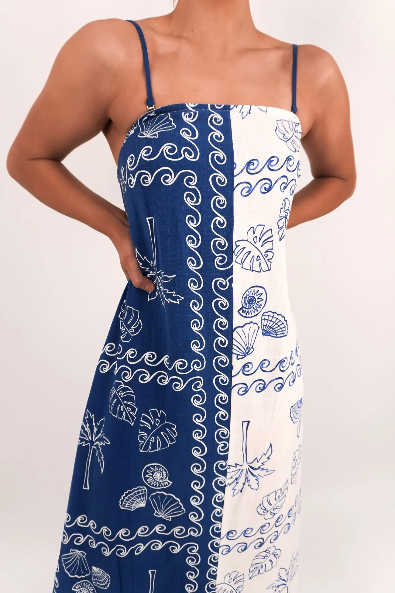 Lindsay Maxi Dress Brasilia Shine Finish Stylish Appearance