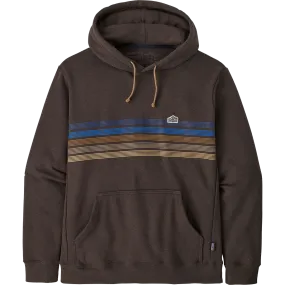 Comfy Wearable Line Logo Ridge Stripe Uprisal Hoody