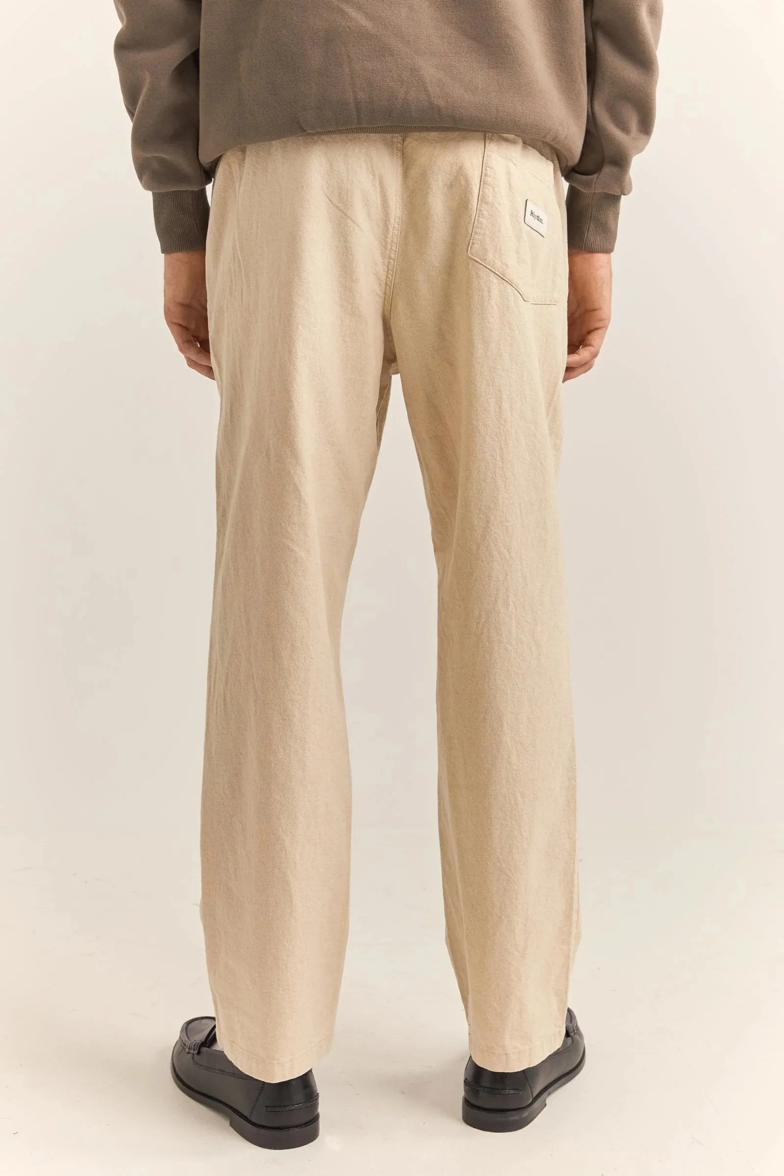 Flared bottom Outdoor Comfort Linen Jam Pant Bone