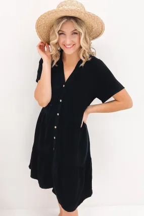 Little Paradise Mini Dress Black Smart and Relaxed
