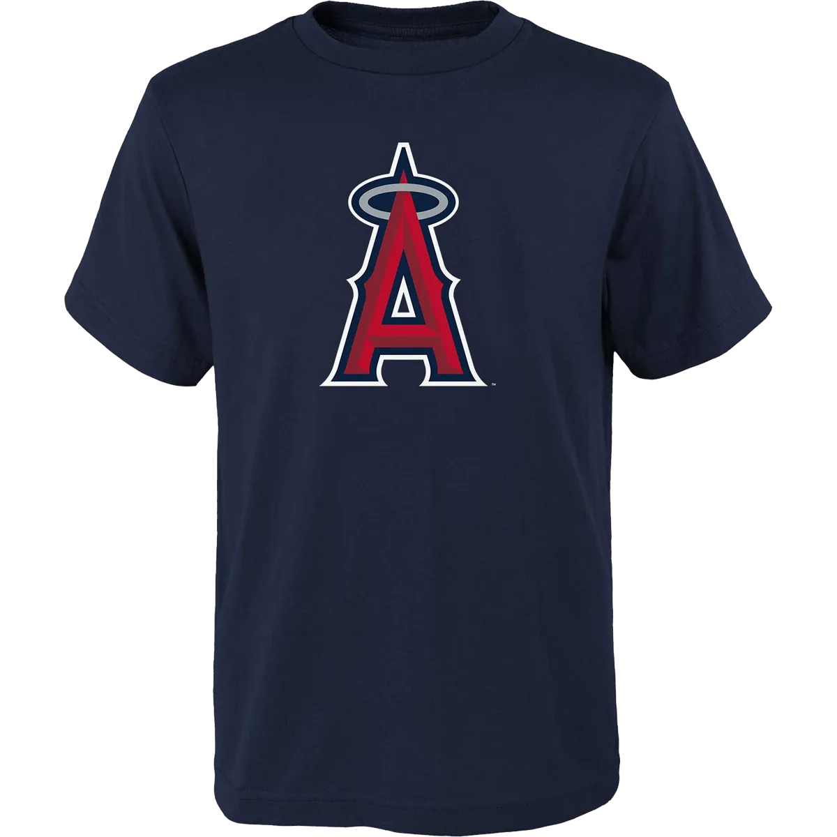 Youth Angels Primary Logo Short Sleeve Tee proper length