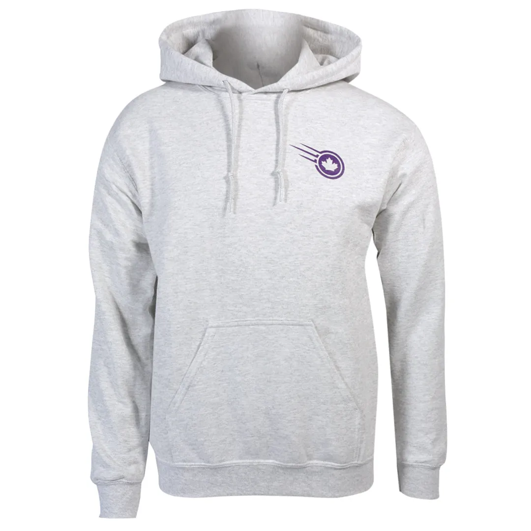 Pleated Long Sleeves Merchant of Tennis Sunrise Hoodie - Ash