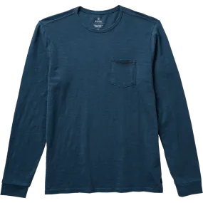 Men's Well Worn Midweight Organic Long Sleeve Tee Odor Resistant Fabric ErgonomicShape