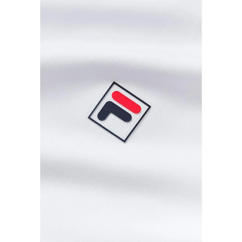 Fila Boys Performance Short Sleeve Tee - White Drawstring closure
