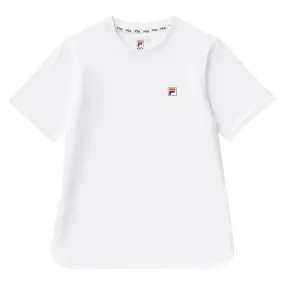 Fila Boys Performance Short Sleeve Tee - White Embellishments