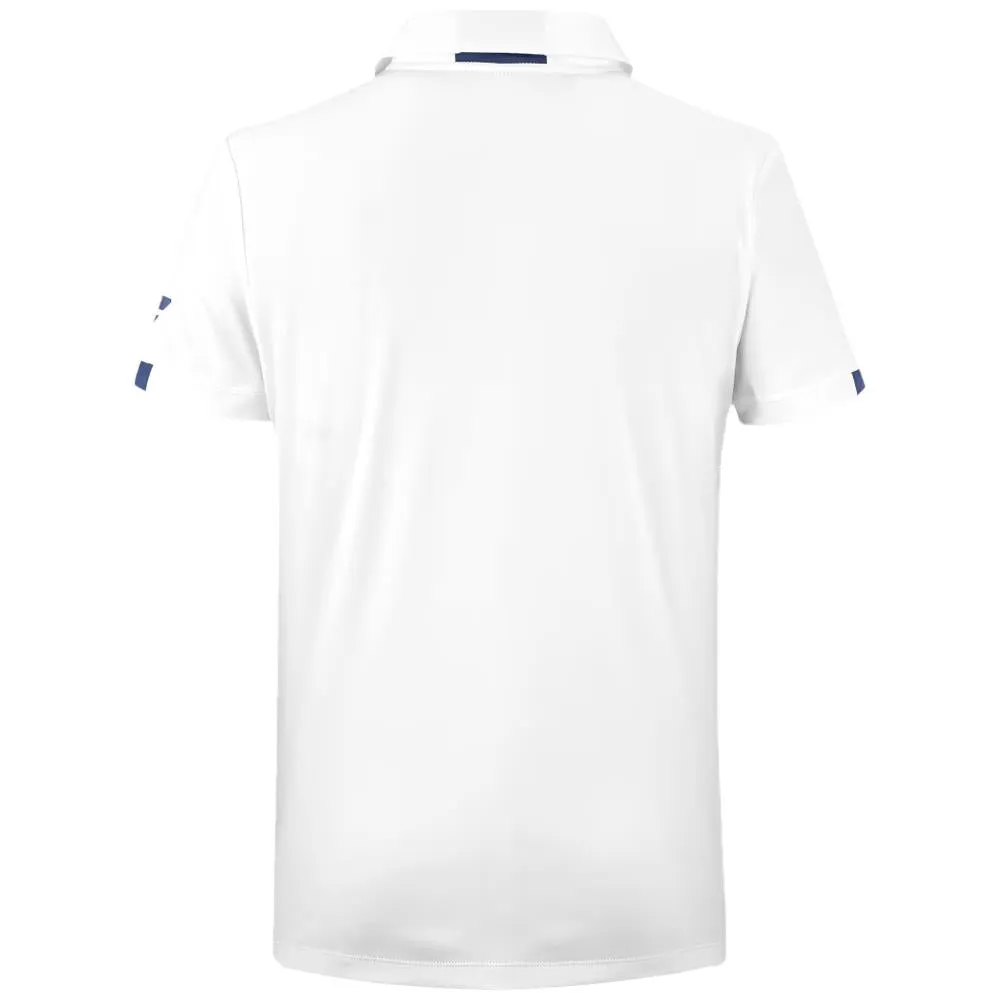 Babolat Boys Play Polo - White Water - repellent Seamless