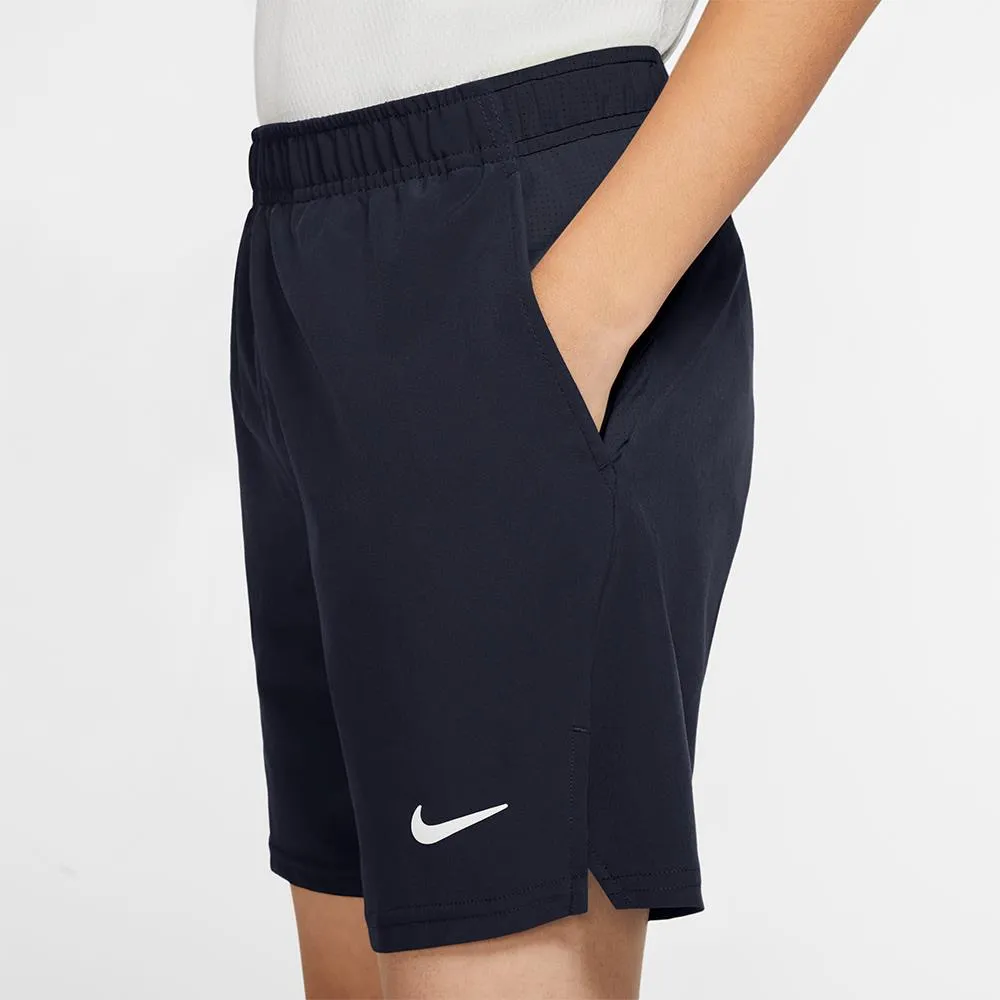 Hemmed Zippers Nike Boys Victory Short - Obsidian