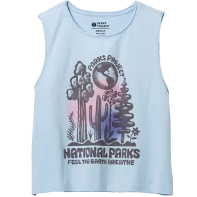 Soft Layer Women's Feel the Earth Breathe Stamped Tank