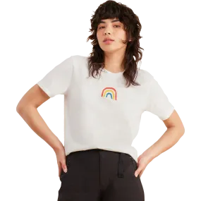 Comfy and Soft Women's Rainbow Short Sleeve Tee