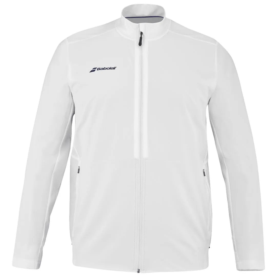 LowProfile Stitching Babolat Men's Play Jacket - White Layer Play