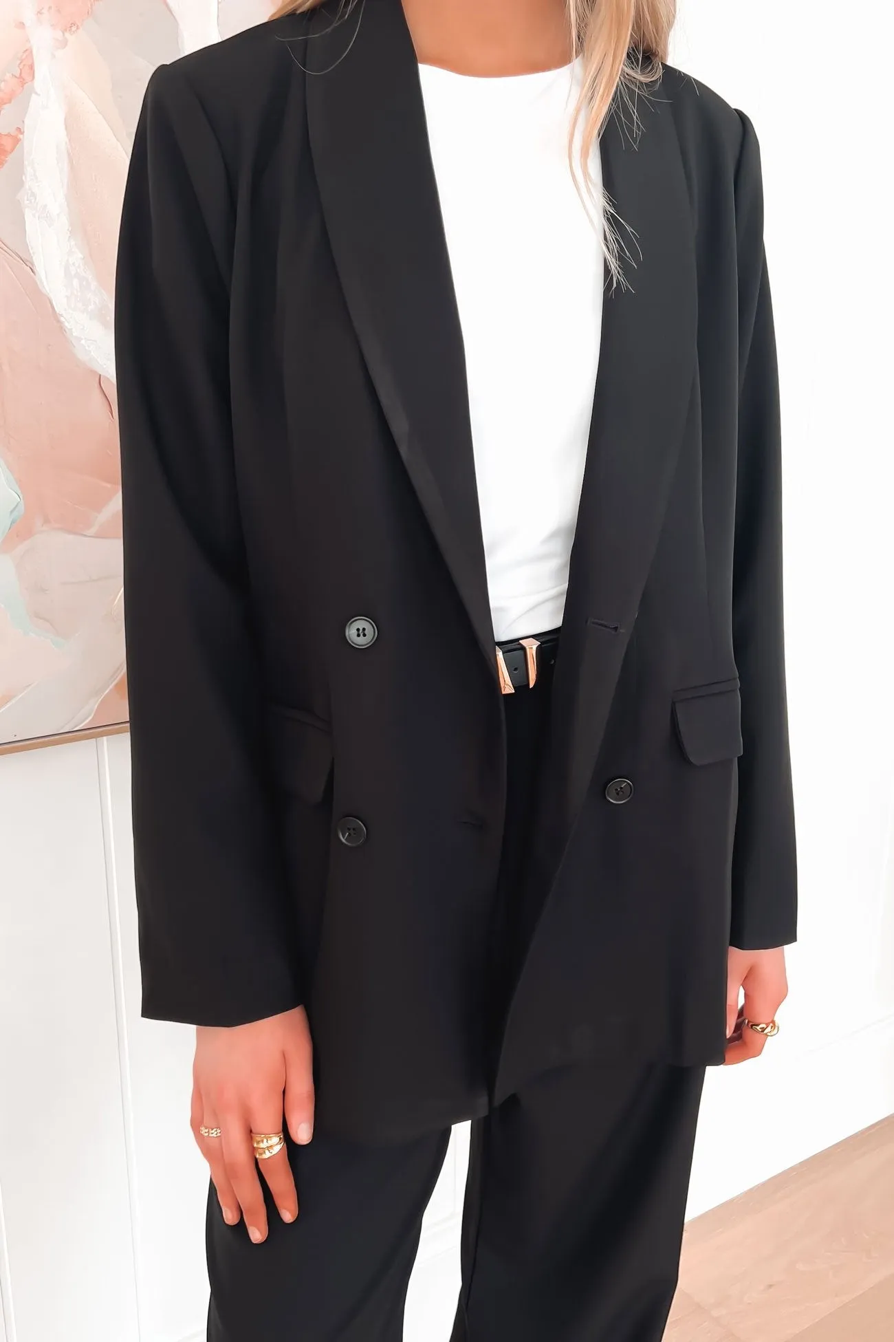 Lucas Blazer Black Foldable Storage