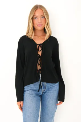 Lucca Long Sleeve Black Dark